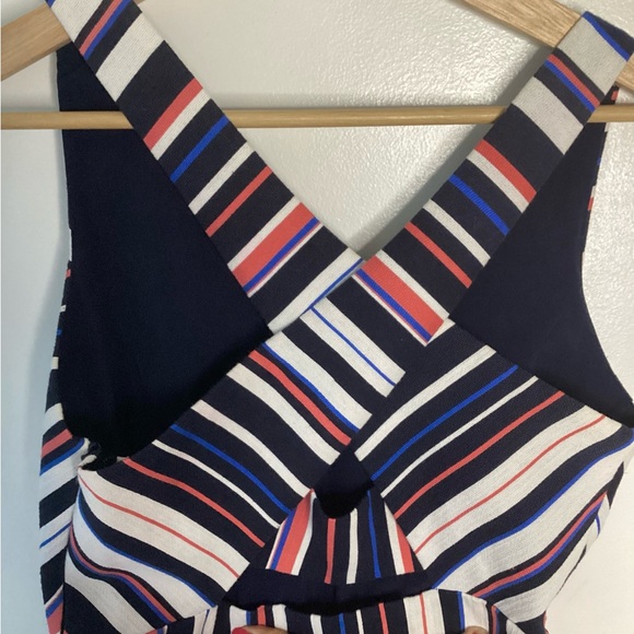 Anthropologie Adelyn Rae Black and White Fit and Flare Mini Dress S - Picture 6 of 11